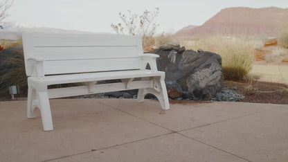 Gen 2 2-in-1 Outdoor Convertible Bench to Picnic Table